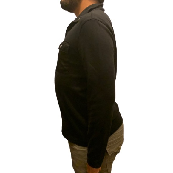 Michael Kors Black Mock Turtle Neck Shirt (M) - Picture 2 of 7